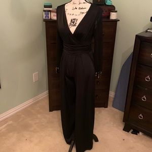 Fleek Black Mesh Jumpsuit